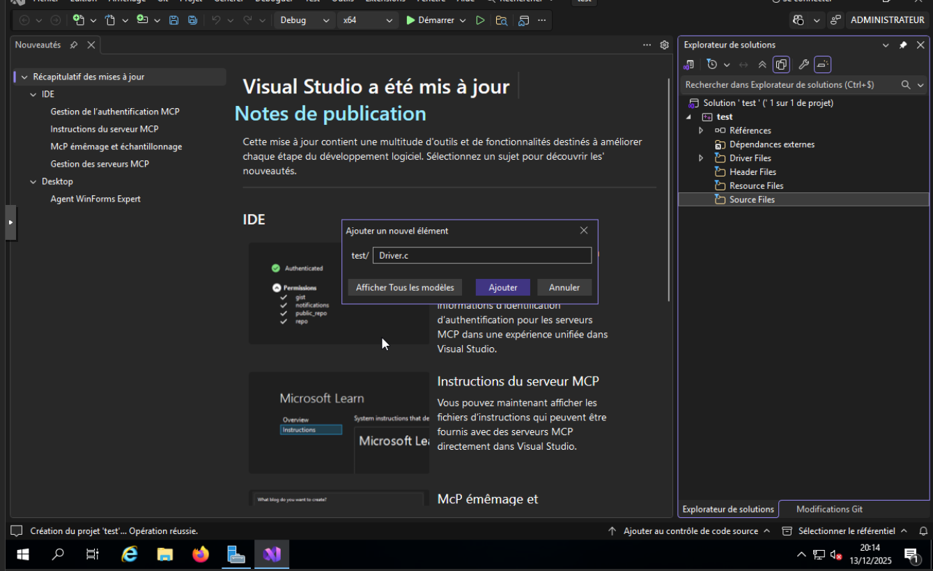 Visual Studio — .c file added to project