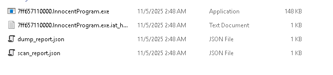 pe-sieve IAT dump files